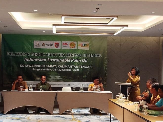 Dorong Sertifikasi Sawit Berkelanjutan, Dinas Pertanian Kobar Gelar Pelatihan Audit ISPO bagi Pekebun