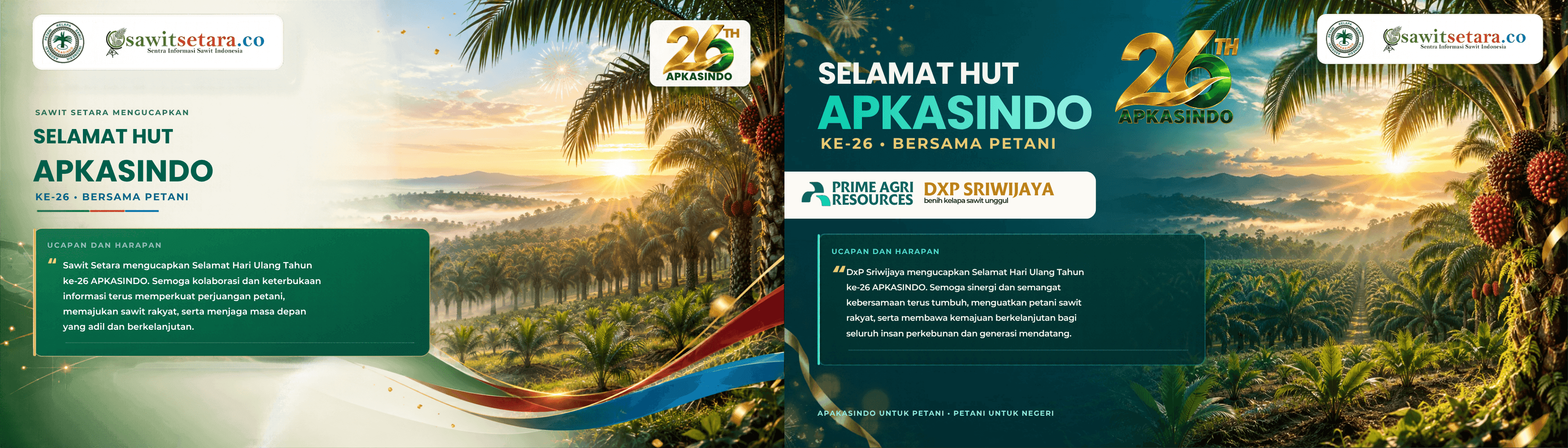 HUT APKASINDO - DxP SRIWIJAYA