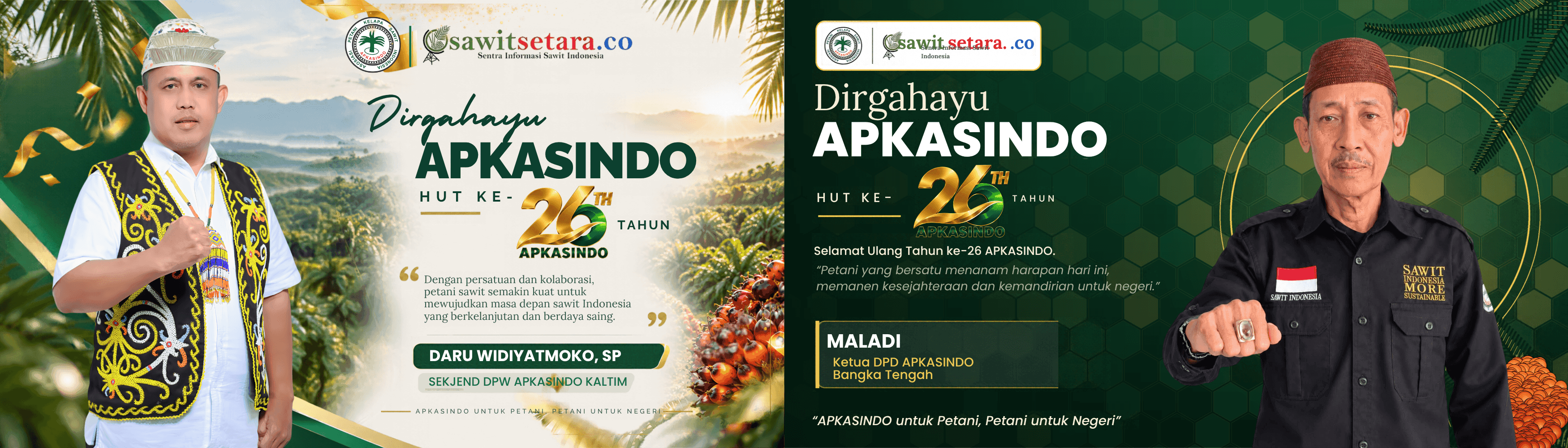 HUT APKASINDO - SEKJEND DPW KALTIM