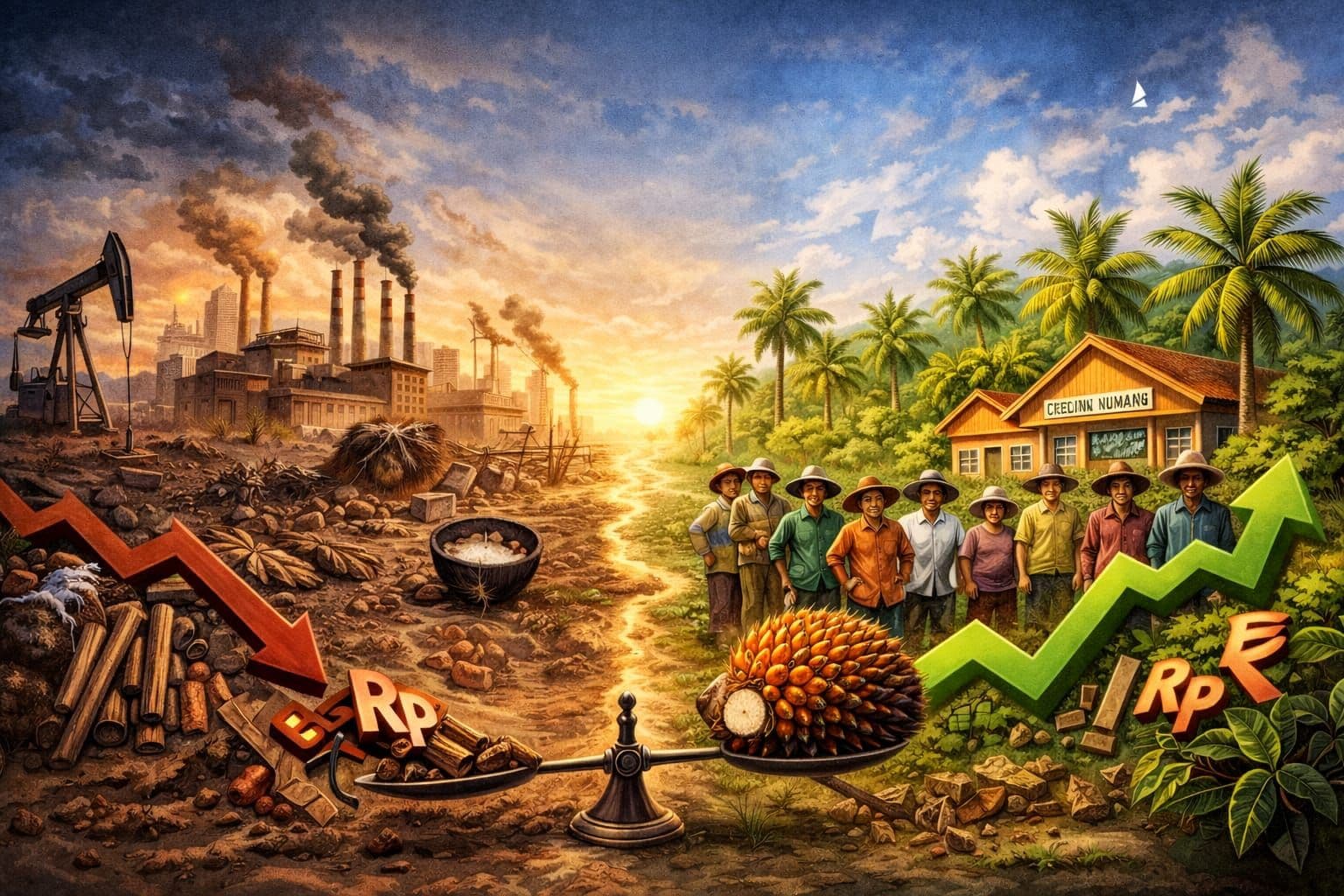 Apakah Perkebunan Kelapa Sawit Akan Mengalami Kolaps seperti Yang Terjadi Terhadap Rempah-Rempah, Kopi, Gula, Karet, Hutan dan Minyak Bumi?