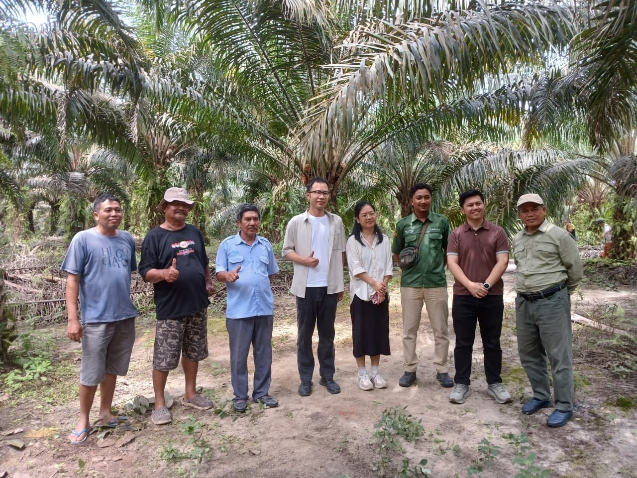 Produsen Pupuk Organik asal China Tinjau Perkebunan Sawit Riau, Jajaki Kerja Sama dengan APKASINDO 