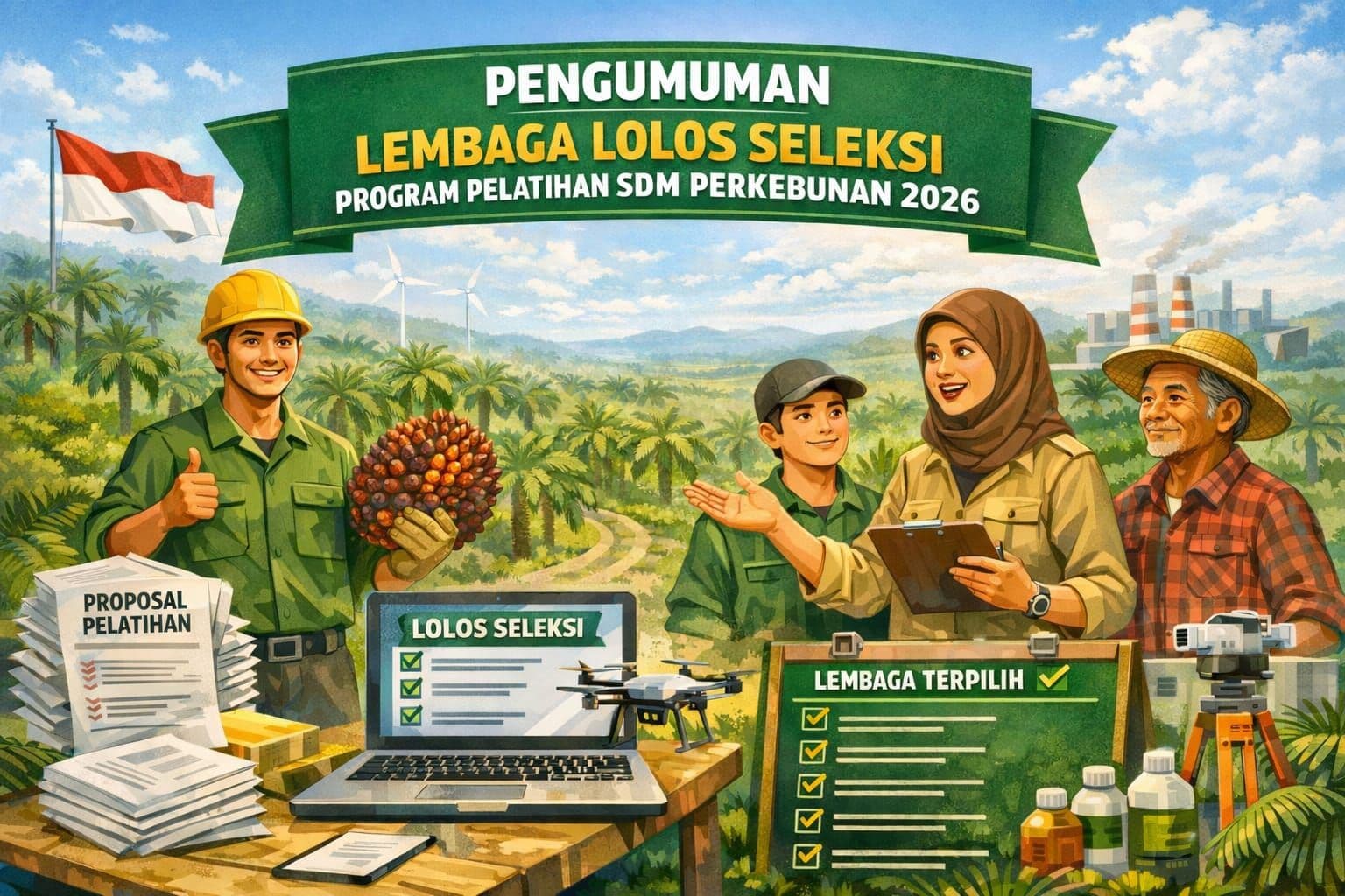 BPDP Umumkan Lembaga Lolos Seleksi Penyelenggara Pelatihan SDM Perkebunan 2026