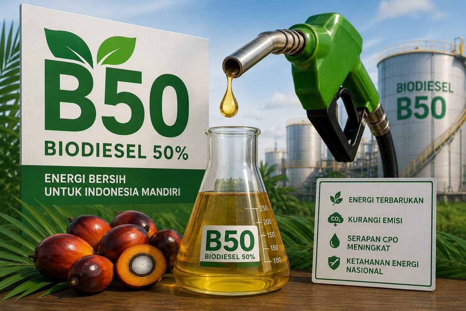 Mandatori B50 Resmi Berlaku, Serapan CPO Diperkirakan Naik 1,74 Juta Ton