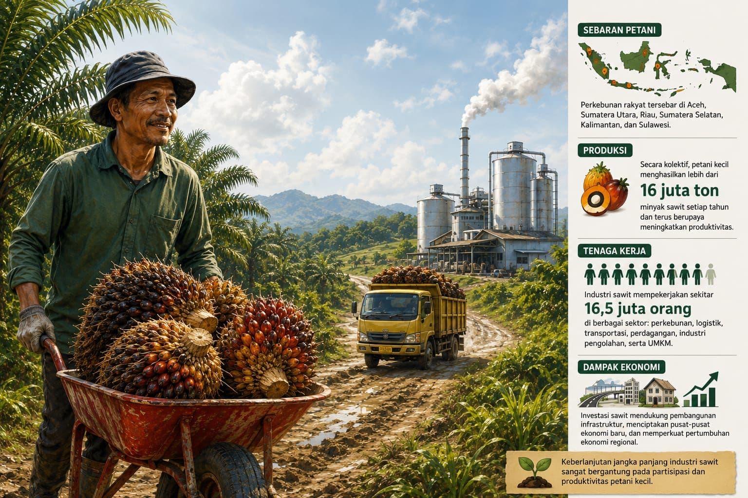 Petani Kelola 41 Persen Kebun Sawit Nasional, BPDP: Mereka Aktor Kunci Rantai Pasok