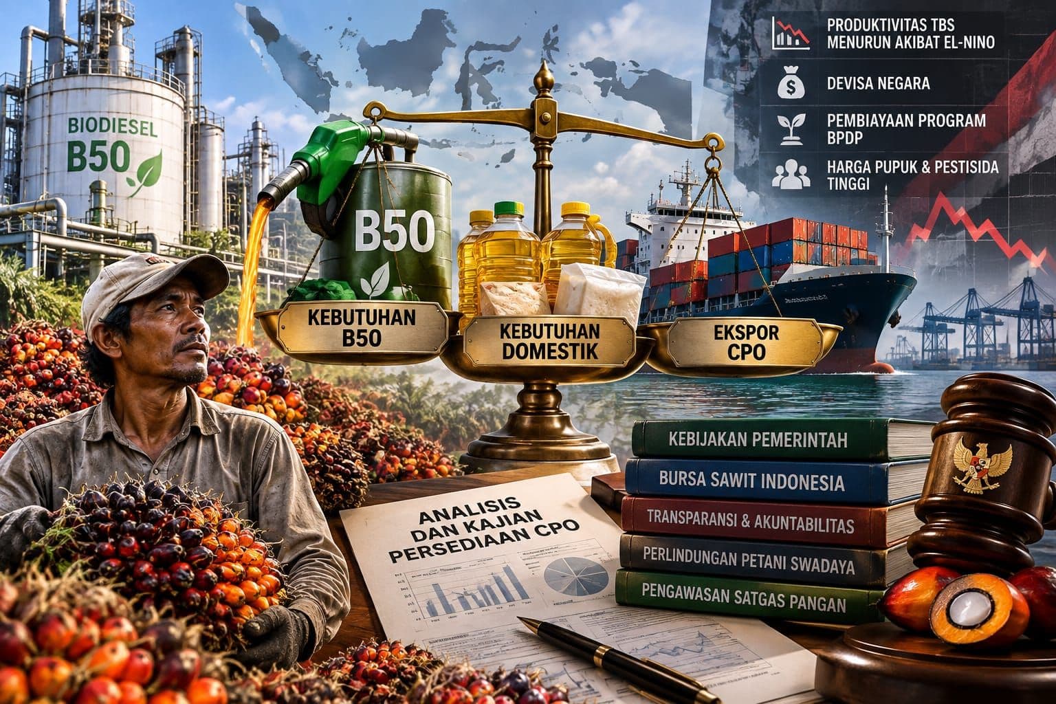 Kebutuhan CPO untuk B50 Dinilai Perlu Disetarakan dengan Pasar Domestik dan Ekspor