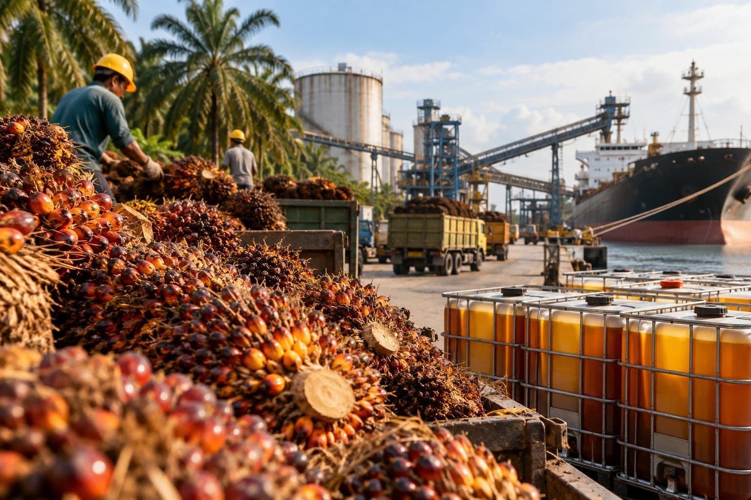 Ekspor Sawit Juli Turun 2,67 Persen, Konsumsi Biodiesel Tembus 1,28 Juta Ton