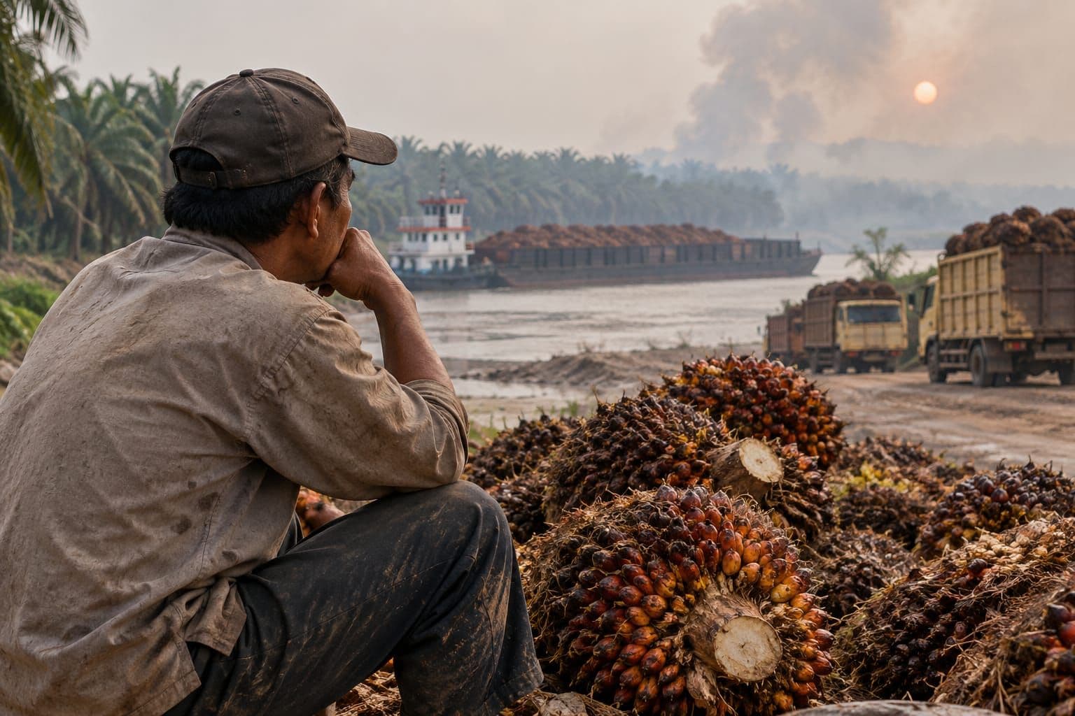 Harga TBS Sawit di Sintang Turun Jadi Rp3.005 per Kilogram, Petani Keluhkan Distribusi Terganggu