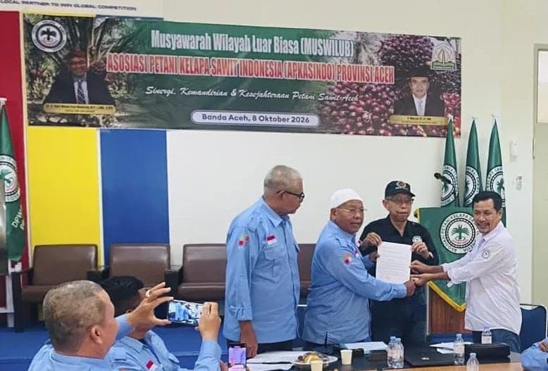 Fadhli Ali Pimpin APKASINDO Aceh, Fokus Benahi Legalitas hingga Tata Niaga TBS Sawit