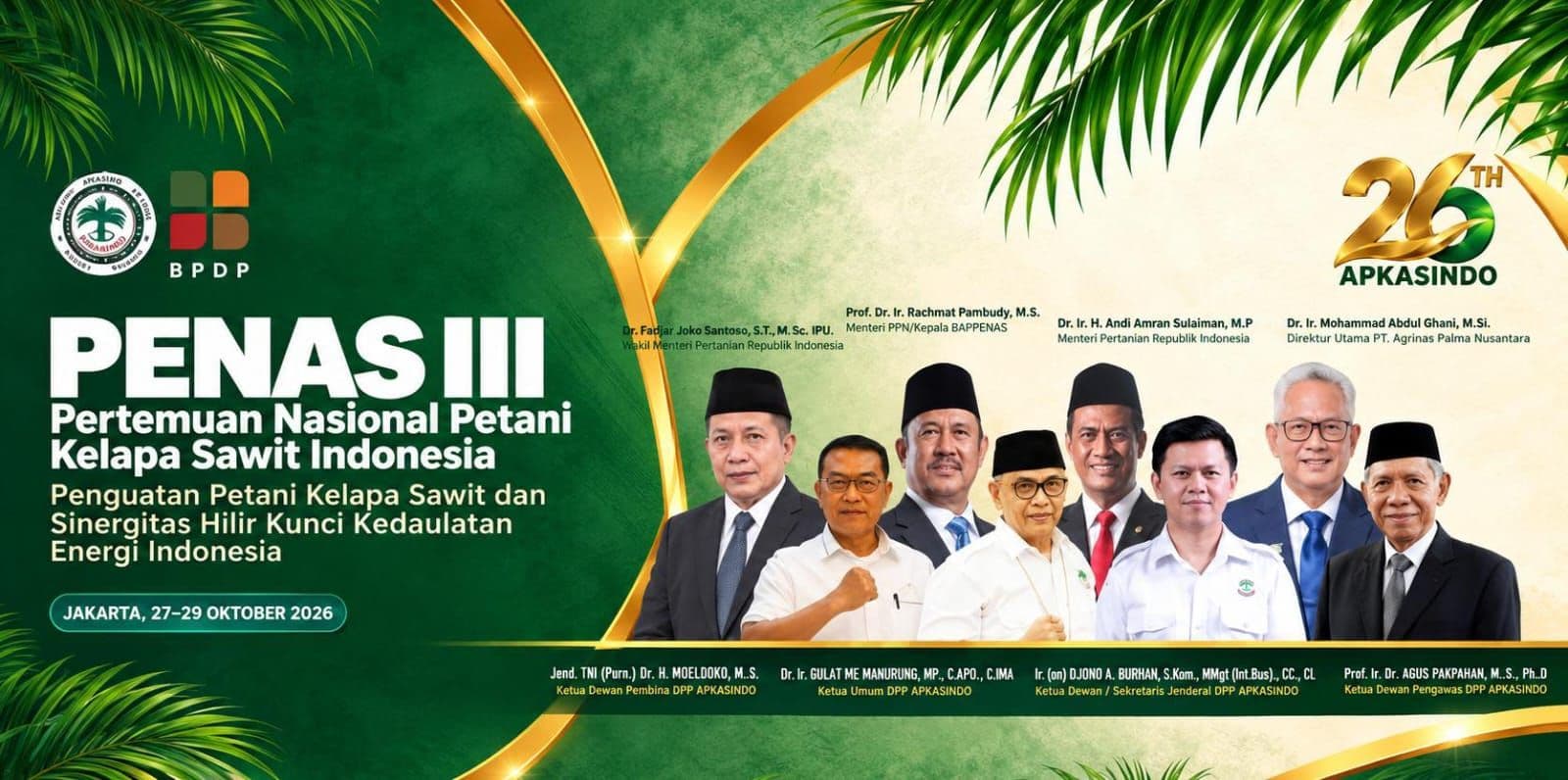PENAS III APKASINDO Bahas Kedaulatan Energi hingga Ancaman Karhutla