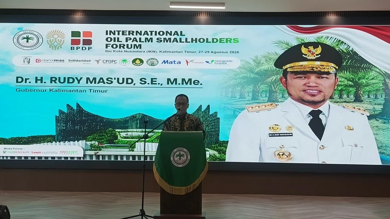 Gubernur Kaltim: IOPS Forum 2026 Momentum Perkuat Peran Petani Sawit Global