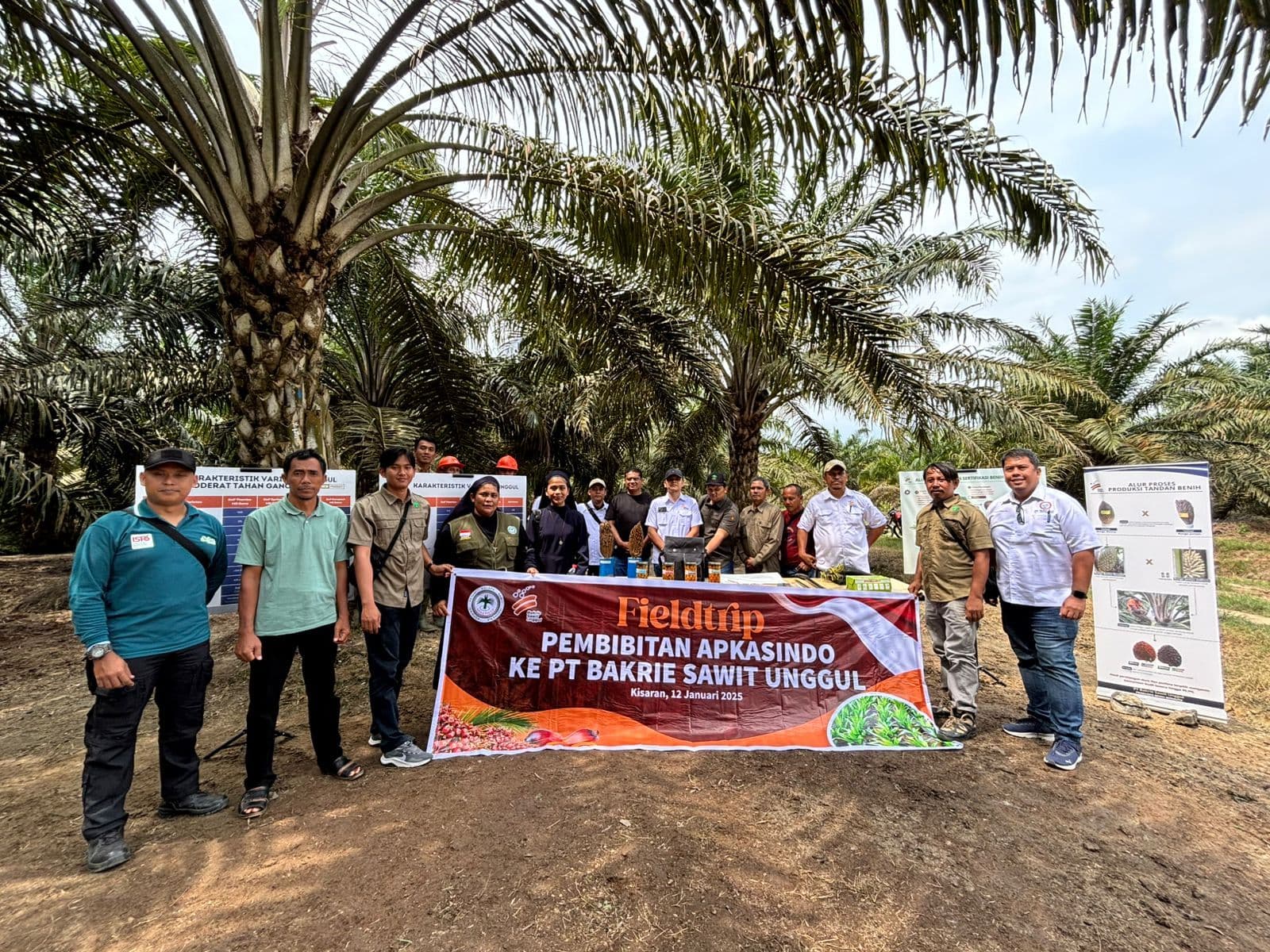 APKASINDO Fieldtrip ke PT Bakrie Sawit Unggul, Lihat Langsung Proses Pembuatan Benih Sawit