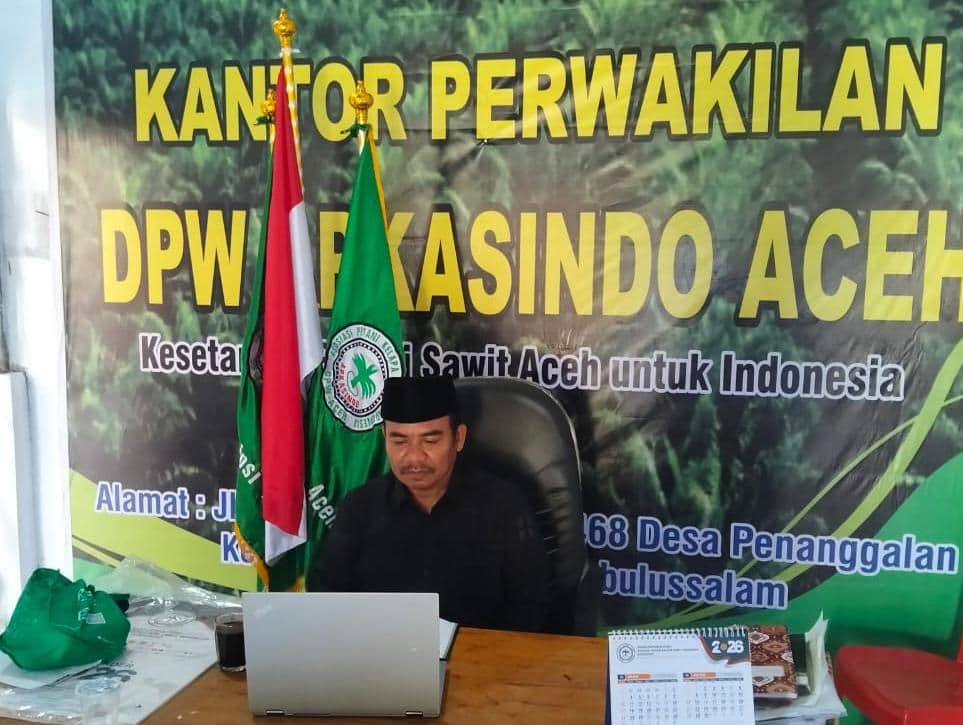 APKASINDO Aceh Tolak Penetapan Harga TBS Sawit Periode 17–30 Juni 2026, Nilai Hak Petani Belum Terakomodir