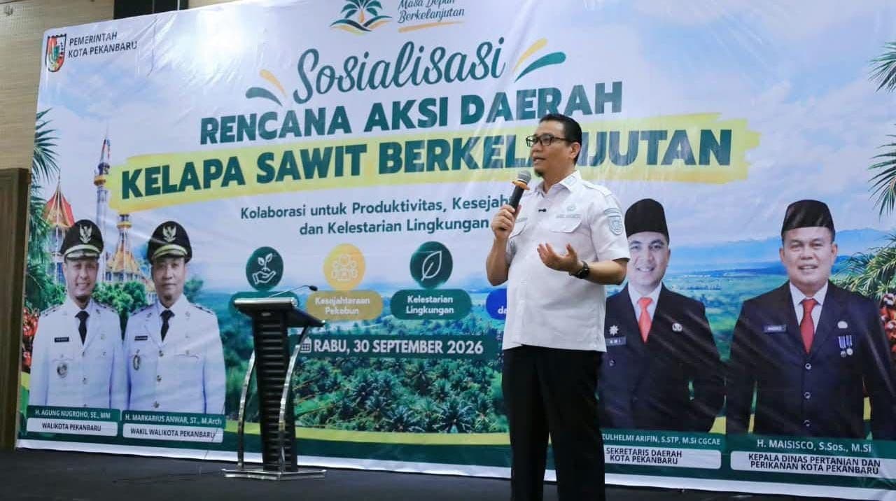 Pekanbaru Dorong Sawit Berkelanjutan, Produksi Ditingkatkan dari Lahan yang Ada